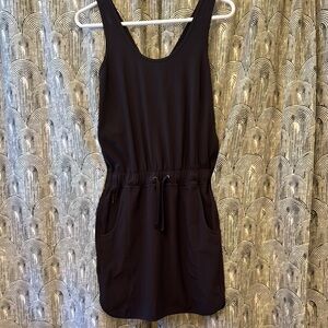 Patagonia Black Sleeveless Dress with Pockets